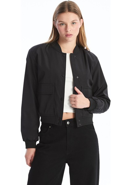 Yeni Sezon Düz Uzun Kollu Kadın Kolej Ceket