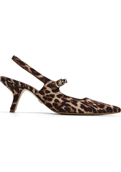 Kahverengi Kadın Saten Stiletto JAB4542 / 2112K