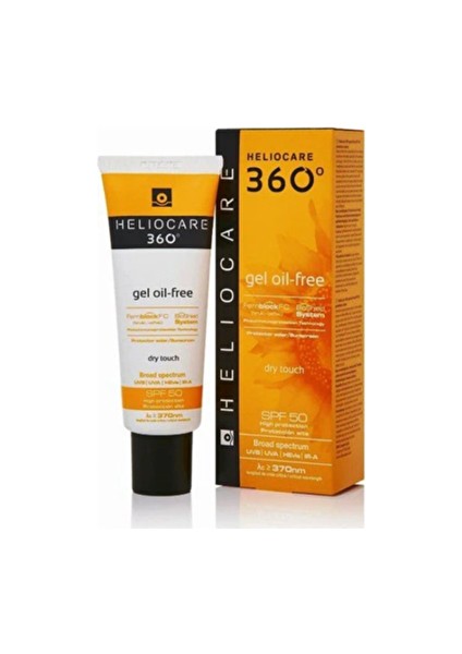 360 Yağsız Spf+50 Jel Güneş Koruyucu 50 ml