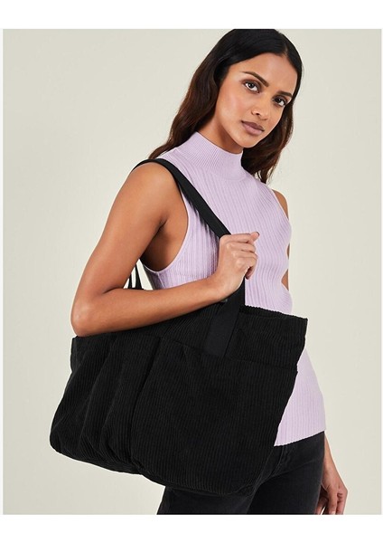 Large Cord Shopper Black fırsatları
