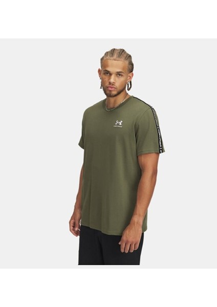Erkek Ua Icon Heavyweight Tee Taping T-Shirt 1390300-390