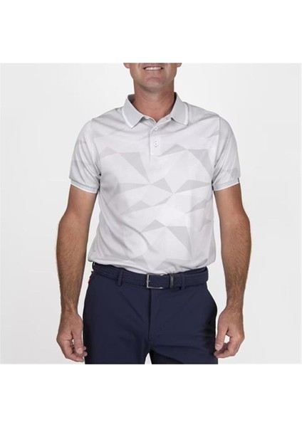 Spot Printed S/s Erkek Polo Tshirt