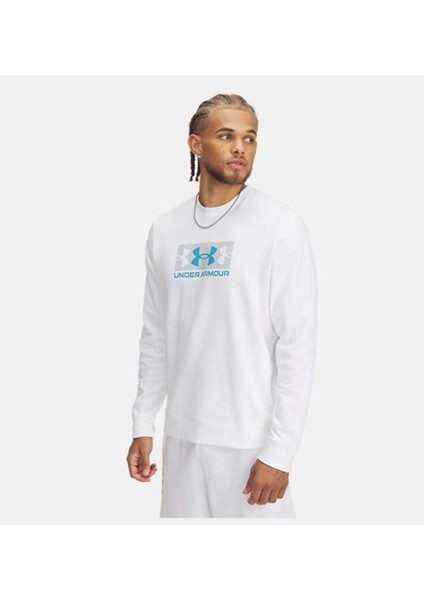 Erkek Ua Rival Terry Logo Crew Sweatshirt 1390140-100