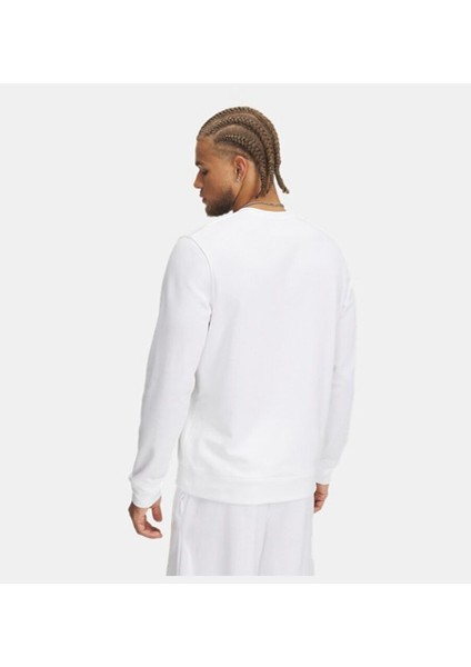 Erkek Ua Rival Terry Logo Crew Sweatshirt 1390140-100 fiyatları