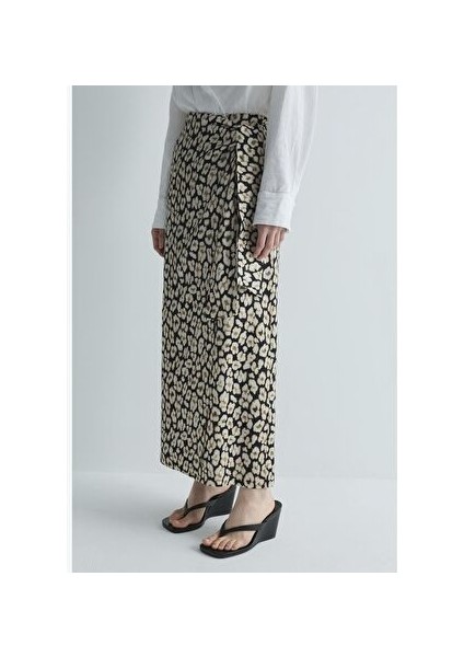 Renkli Nara Desenli Anvelop Etek fırsatları