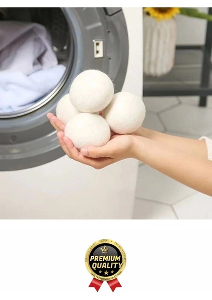 Sürtünme Engellen Kırışıklık Azaltıcı Çabuk Kuruma Yün Çamaşır Makinesi Kurutma Topu Yumuşatıcı 3'lü fırsatları
