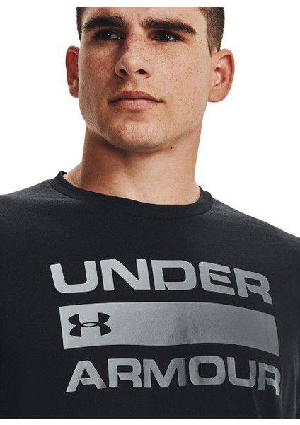 1329582 Team Issue Wordmark Ss Siyah Erkek T-Shirt fırsatları