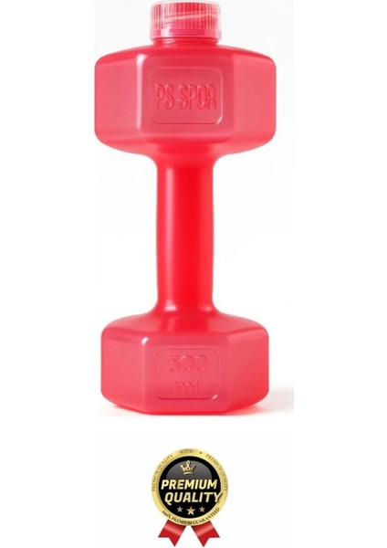 Özel Üretim Fitness Spor Okul Koşu Bpa Içermeyen Plastik Matara Günlük Pembe Dambıl Suluk 500 ml fiyatları