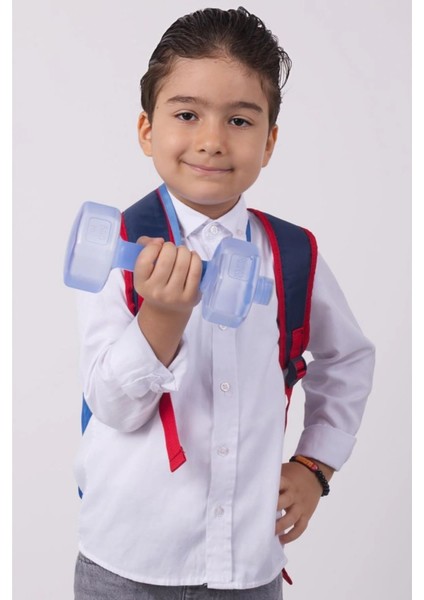 Özel Üretim Fitness Spor Okul Koşu Bpa Içermeyen Plastik Matara Günlük Pembe Dambıl Suluk 500 ml indirimleri