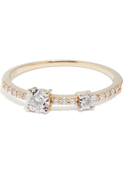 Pırlanta Detaylı Kadın Altın Yüzük fiyatları