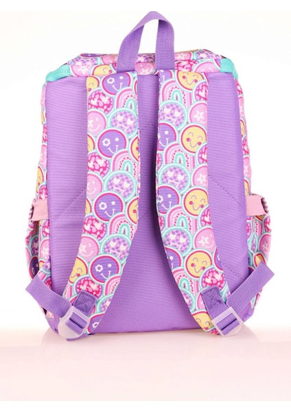 Kids Pembe Gülen Yüz Kız Çocuk Okul Sırt Çantası - Özel Tasarım fiyatları