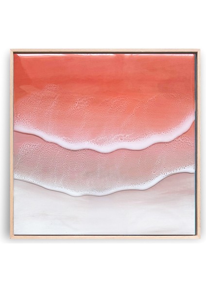 Arenis Ahşap Epoksi Tablo 30 x 30 cm