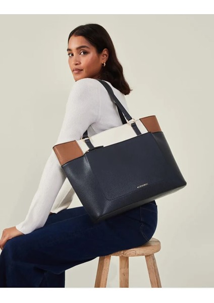 Claire Renk Bloklu Omuz Çantası