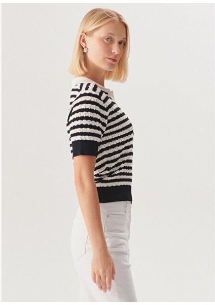 Pamuklu Beyaz Yüksek Bel Regular Fit Denim Pantolon