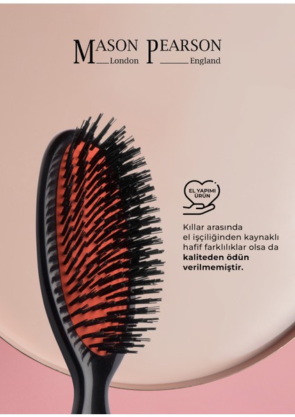 Pocket Boar Bristle B4 Dark Saç Fırçası fiyatları