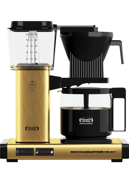 Kbg Select Cam Potlu Fırçalı Pirinç Filtre Kahve Makinesi fiyatları