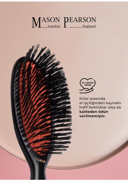 Pocket Child Bristle Cb4 Dark Çocuk Saç Fırçası fiyatları