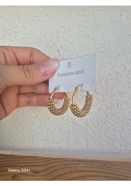 Çelik Halka Küpe Modelleri Tarz ve Spor Model modelleri