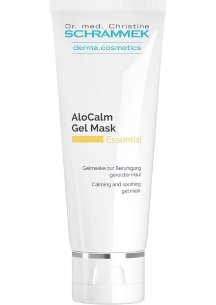 Essential Alocalm Gel Mask Hassas ve Kuru Ciltler Için Yatıştırıcı ve Nemlendirici Jel Yüz Maskesi 75 ml