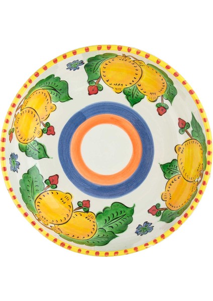 Sicilian Lemon Handmade Seramik Salata Kasesi modelleri