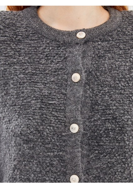 Yeni Sezon Bisiklet Yaka Kadın Triko Hırka modelleri