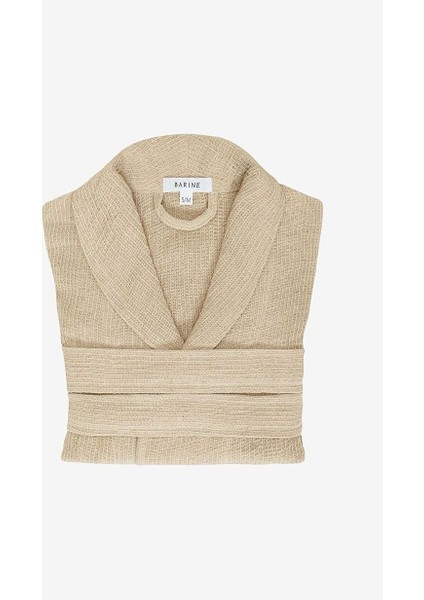 Linen Waffle Bornoz Bej fiyatları