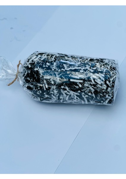Siyah Beyaz Kırpık Kağıt 500 gr | Z Zigzag Kutu Dolgu ve Süsleme | Hediye Kutusu Için indirimleri