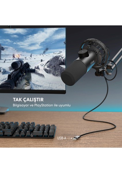 K658 USB Rgb Dinamik Mikrofon indirimleri