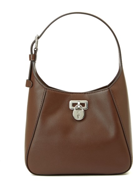 Koyu Kahverengi Kadın Deri Çanta