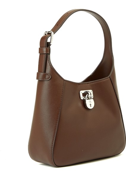 Koyu Kahverengi Kadın Deri Çanta modelleri