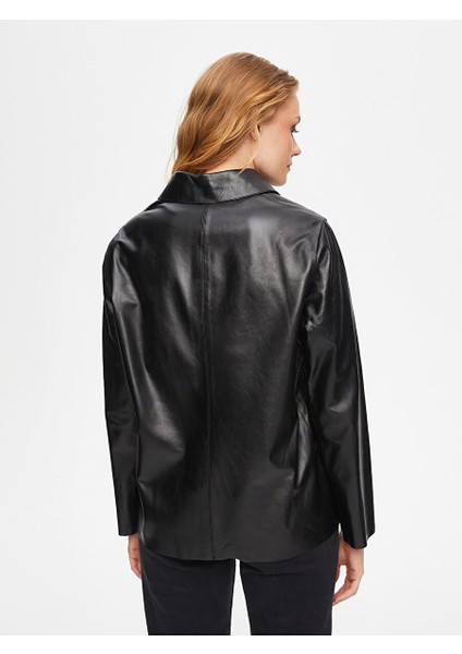 Perfore Desen Deri Ceket 69697 fırsatları