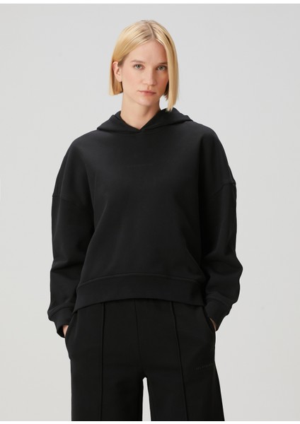 Siyah Kapüşonlu Sweatshirt modelleri