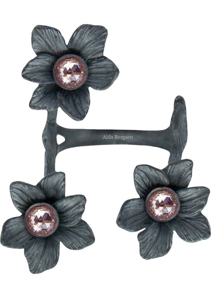 Hellebore Trio Kadın Gümüş Yüzük