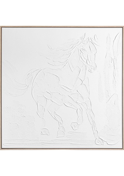 Kabartma Kanvas Tablo 100 x 100 cm