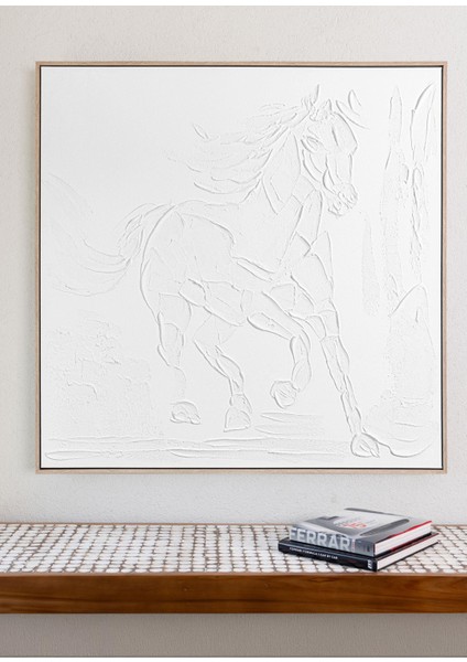 Kabartma Kanvas Tablo 100 x 100 cm fiyatları