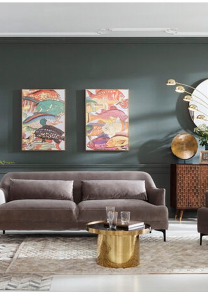 Fish Meeting One Touched Resim 75X100CM fırsatları