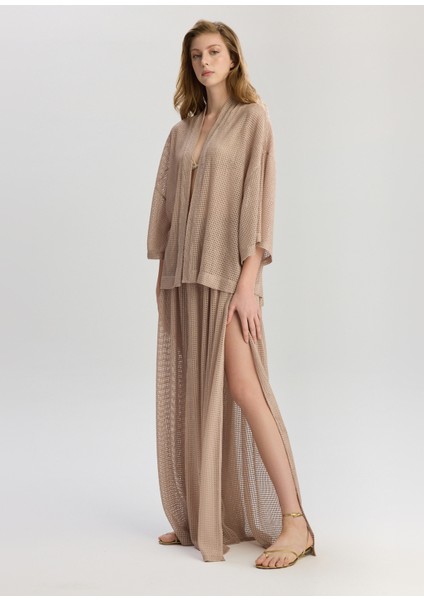 Carmen Tarçın Bol Kesim Uzun Kollu Kadın Kimono Üst fiyatları