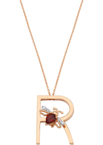 Honey Harf Formlu Kadın Altın Kolye