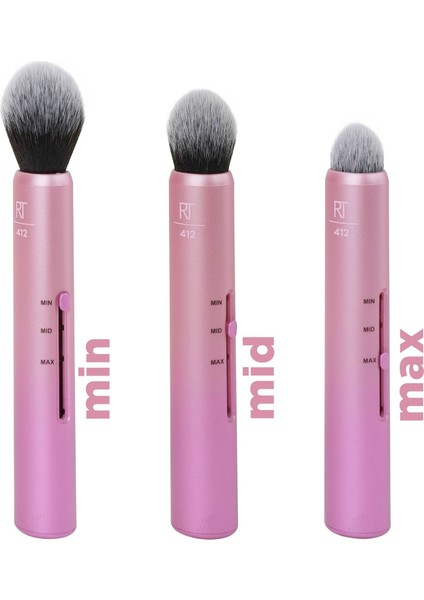 Custom Cheek Ayarlanabilir Blush+Highlighter Fırçası fiyatları