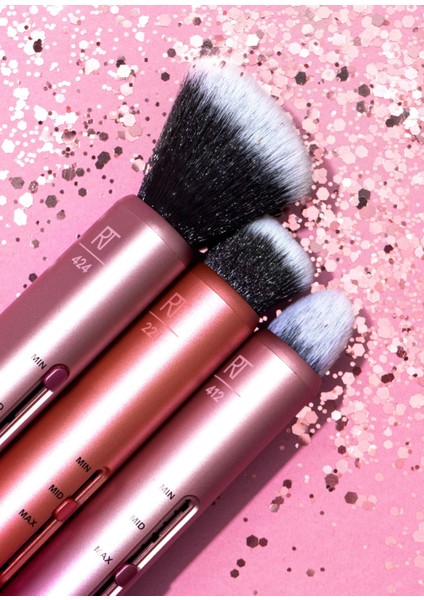 Custom Cheek Ayarlanabilir Blush+Highlighter Fırçası modelleri