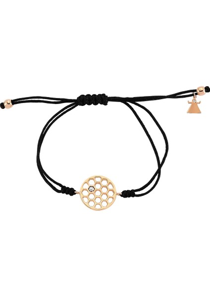 Honeycomb Kadın Altın Bileklik