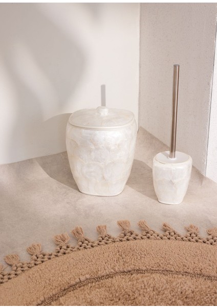 Sedef Ekru 5'li Banyo Aksesuar Seti modelleri