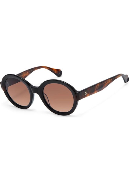 Elisa 6896 Siyah Asetat Kadın Güneş Gözlüğü