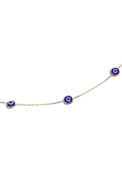 Nazar Boncuğu Detaylı Kadın Altın Kolye fiyatları