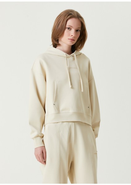 Bej Kapüşonlu Sweatshirt modelleri
