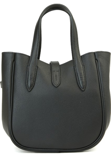 Polo Id Small Siyah Kadın Deri Alışveriş Çantası fırsatları