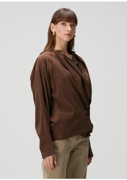 Bordo Ipek Gömlek modelleri