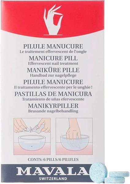 Yumuşatıcı Etkili 6'lı Manikür Tableti