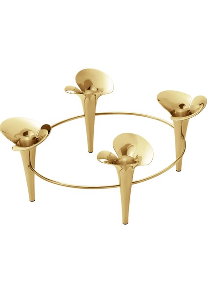 Bloom Gold Çelik Mumluk