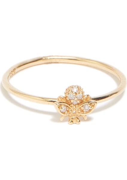 Taşlı Arı Detaylı Kadın Altın Yüzük fiyatları